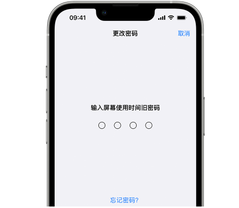 湘阴iPhone屏幕维修分享iPhone屏幕使用时间密码忘记了怎么办 